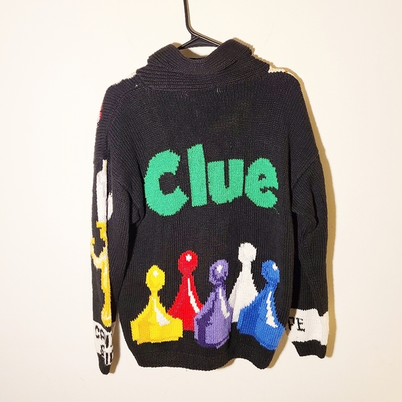 RARE Vintage The Eagle Eye Clue Sweater - Picture 2 of 14